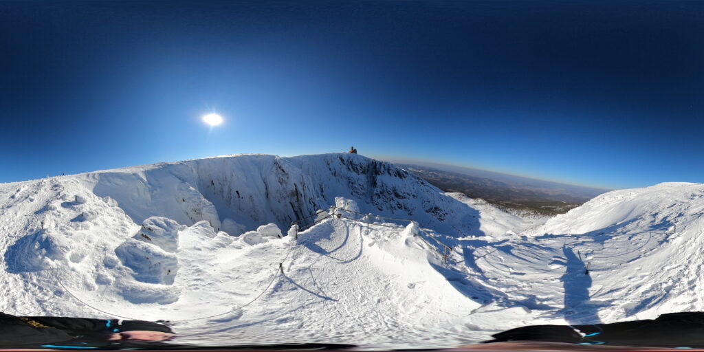 Sněžné jámy 360° panorama