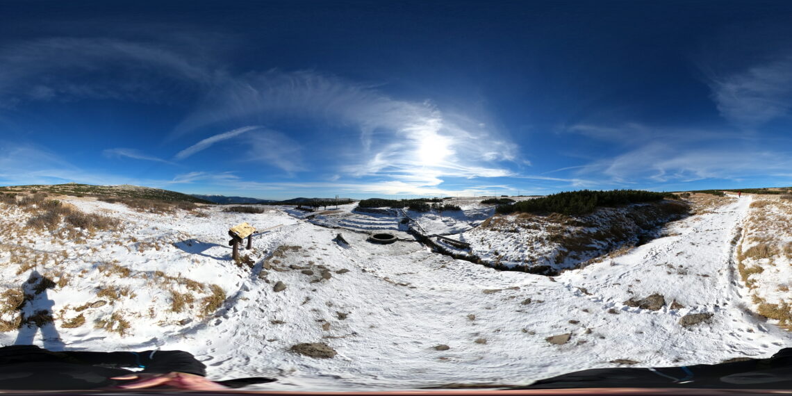 Pramen Labe 360° panoramatická fotografie