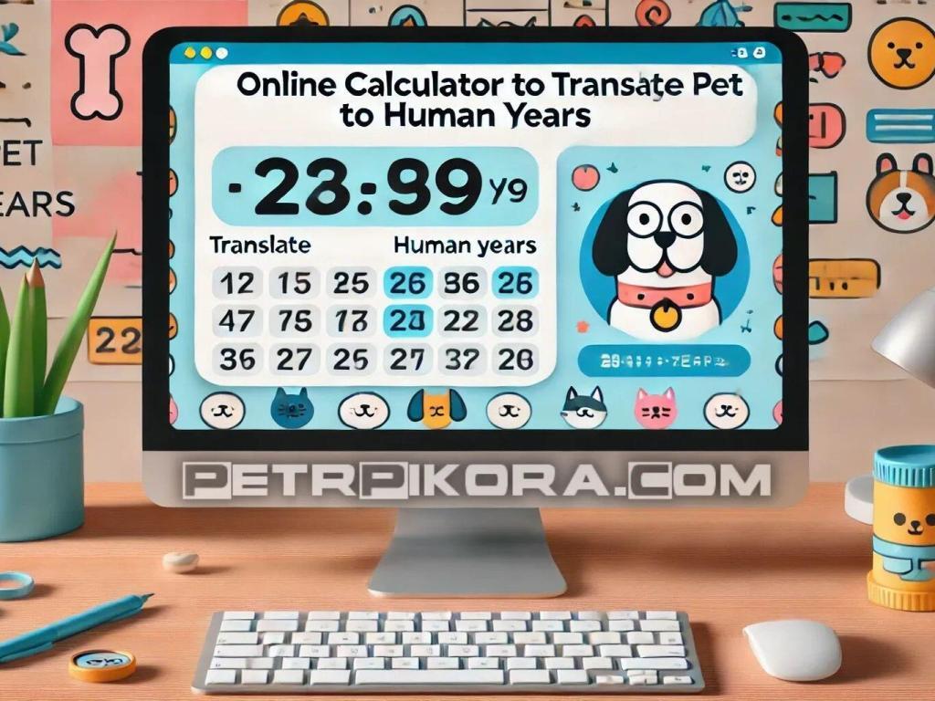 Online Calculator Translate Pet Years to Human Years