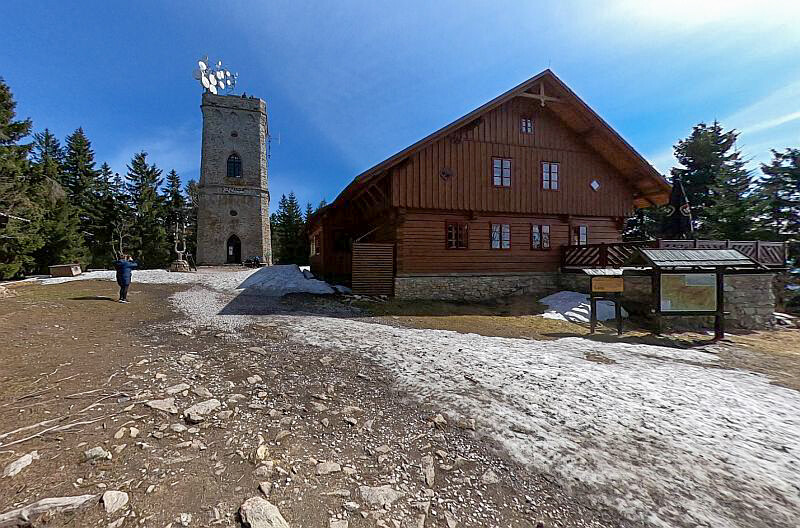 Rozhledna Žalý Benecko 18.04.2022