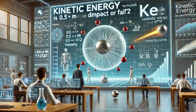Výpočet kinetické energie při nárazu nebo pádu