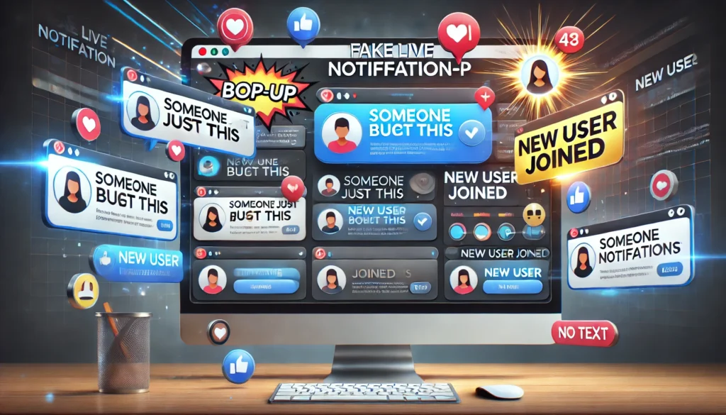 Fake Live Notification Pop-up