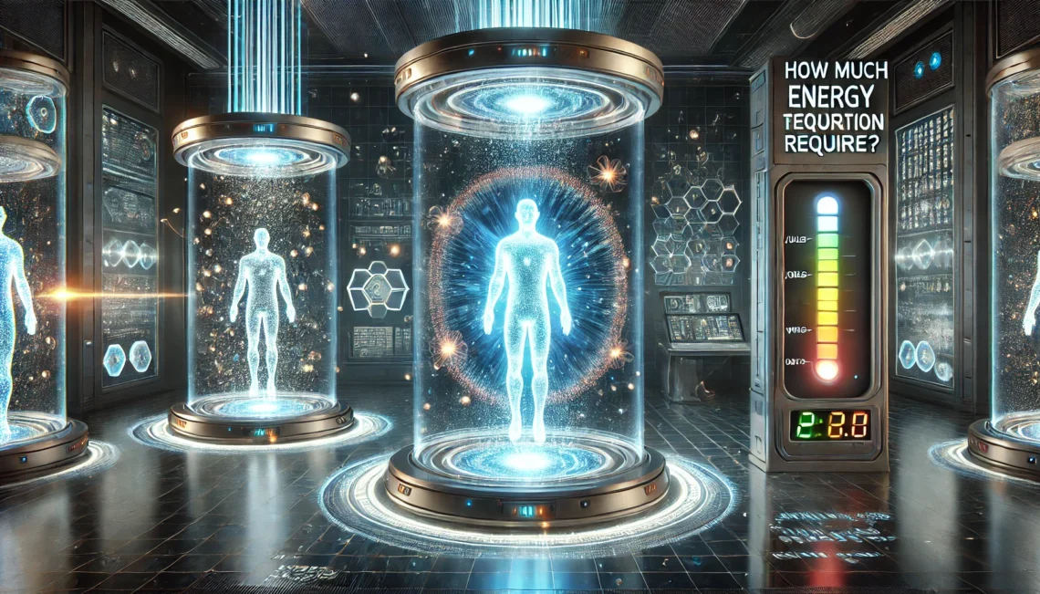 Kolik energie by stála teleportace člověka?