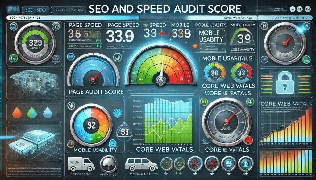SEO a rychlostní audit skóre