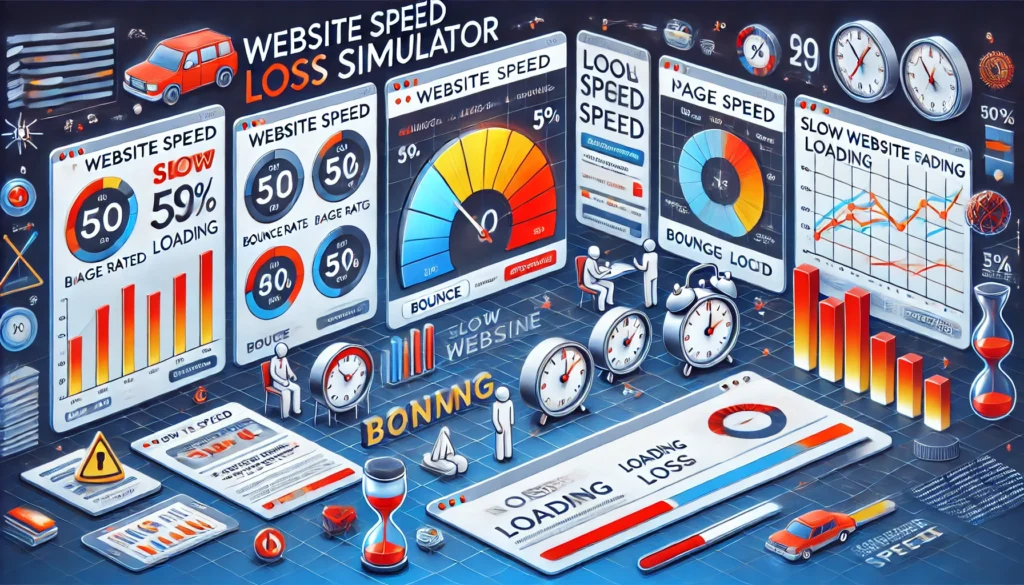 Simulátor ztráty návštěvnosti kvůli pomalému webu