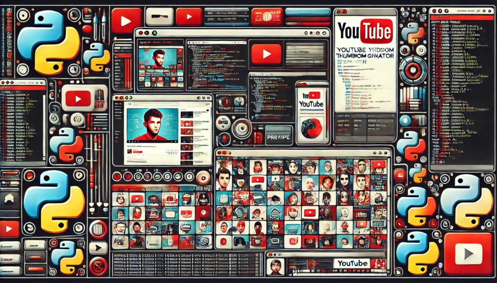 Python generátor náhledového obrázku YouTube videa
